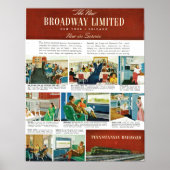 Affiche PRR New Broadway Limited (Devant)