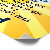 Affiche Psalm 23 (Coin)