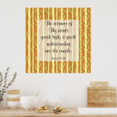 Affiche Psaume 119:130 (Cuisine)