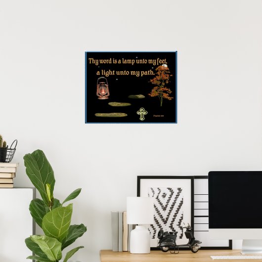 Affiche Psaume 1:19 (Bureau à domicile)