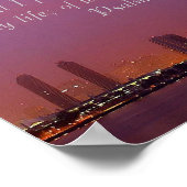 Affiche Psaume 27:1 Skyline (Coin)