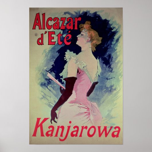 Affiche publicitaire "Alcazar d'Ete" (Devant)