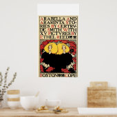 Affiche publicitaire Art Nouveau par Ethel Reed (Cuisine)