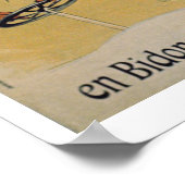 Affiche publicitaire 'Benzo-Moteur' Motor Oil Espe (Coin)