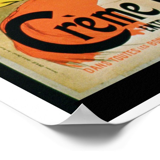 Affiche publicitaire 'Creme Eclair Instant Dessert (Coin)