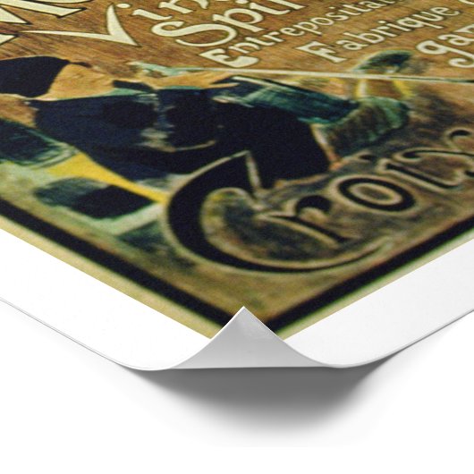 Affiche publicitaire 'Croix de Vie', réalisée par  (Coin)