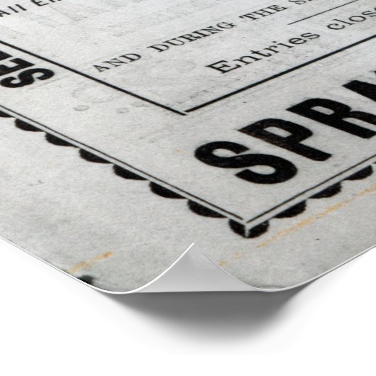 Affiche publicitaire Cruft's Dog Show (Coin)