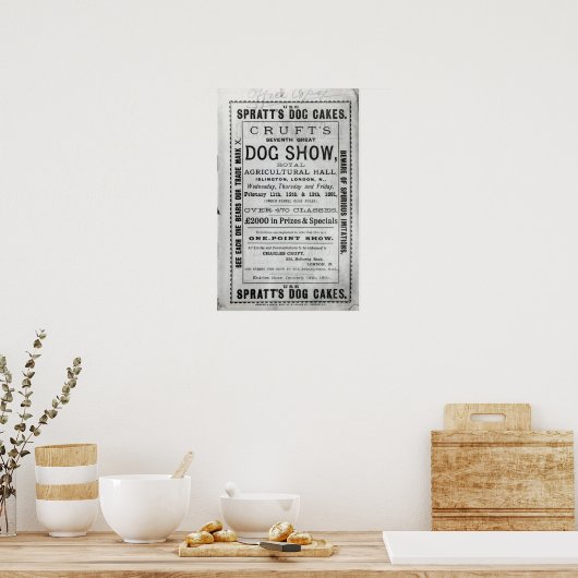 Affiche publicitaire Cruft's Dog Show (Cuisine)