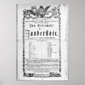 Affiche publicitaire de "La Flûte magique" (Devant)