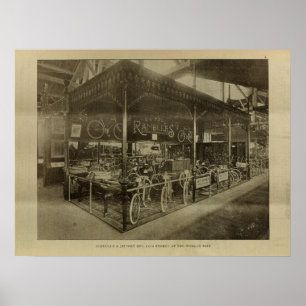 Affiche publicitaire de la revue à vélo Ramblers V