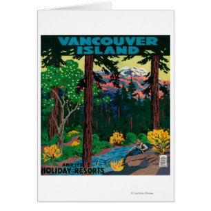Affiche publicitaire de l'île de Vancouver