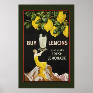 Affiche publicitaire des années 1920 Achetez des c