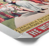 Affiche publicitaire du Barnum (Coin)