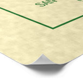 Affiche publicitaire du Motel Bates (Coin)