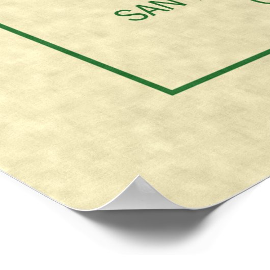 Affiche publicitaire du Motel Bates (Coin)