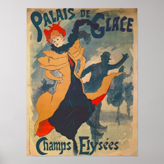 Affiche publicitaire du Palais de Glace (Devant)
