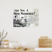 Affiche publicitaire du TDAH | Annonce Vintage | (Cuisine)