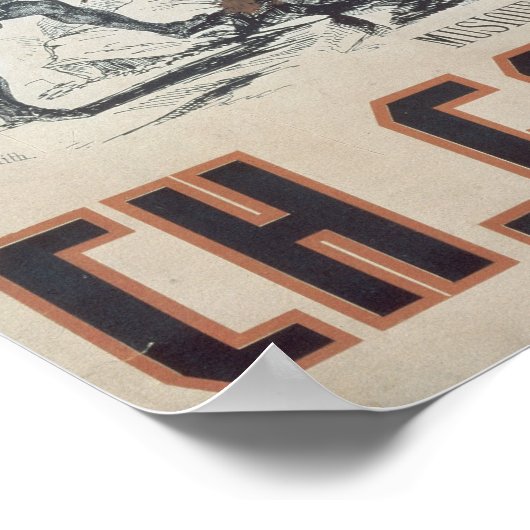 Affiche publicitaire 'Faust' (Coin)