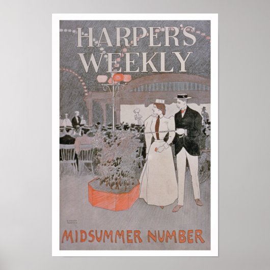 Affiche publicitaire 'Harper's Weekly', Midsummer (Devant)
