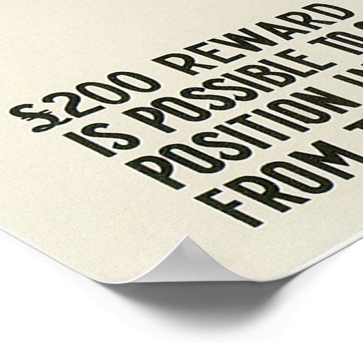 Affiche publicitaire Houdini, 1913 (Coin)