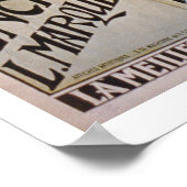 Affiche publicitaire 'L. Marquet Ink, Le Meilleur (Coin)