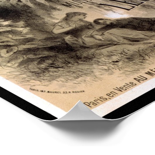 Affiche publicitaire 'Lakme' (Coin)