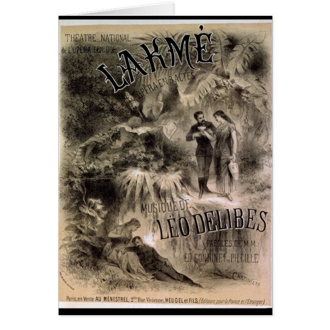 Affiche publicitaire 'Lakme' (Devant)