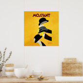 Affiche publicitaire pour chapeaux Mossant de Leon (Cuisine)