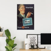 Affiche publicitaire pour cigarettes DDR Mon choix (Bureau à domicile)