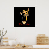 Affiche publicitaire pour le vin Pernis de Leonett (Cuisine)