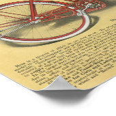 Affiche publicitaire pour vélos Dames Vintages 192 (Coin)
