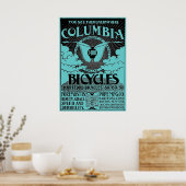 Affiche publicitaire sur les vélos de la Colombie  (Cuisine)