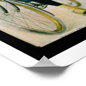 Affiche publicitaire 'The Franco-American Bicycle  (Coin)