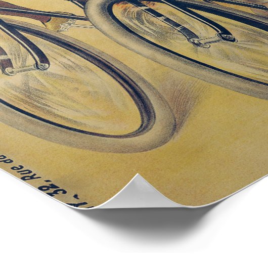 Affiche publicitaire Vélos Gladiator (Coin)