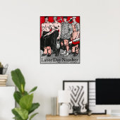 Affiche publicitaire vintage (Bureau à domicile)