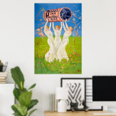 Affiche publicitaire vintage (Bureau à domicile)