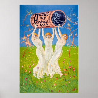 Affiche publicitaire vintage