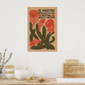 Affiche publicitaire vintage El Maestro Mexique (Cuisine)