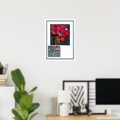 Affiche publicitaire vintage : Roses - Ludwig Hohl (Bureau à domicile)