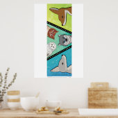 Affiche - Qui est-ce qui te regarde ? (Cuisine)