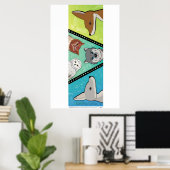 Affiche - Qui est-ce qui te regarde ? (Bureau à domicile)