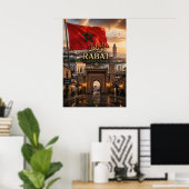 Affiche Rabat Maroc (Bureau à domicile)