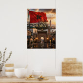 Affiche Rabat Maroc (Cuisine)