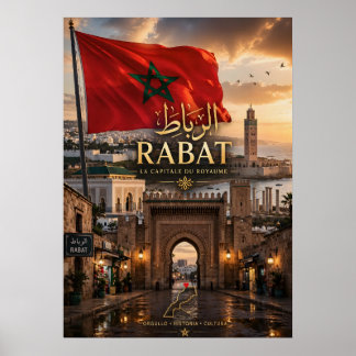 Affiche Rabat Maroc