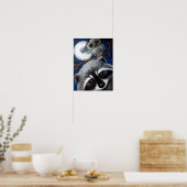 AFFICHE RACCOON & OWL DE NUIT (Cuisine)