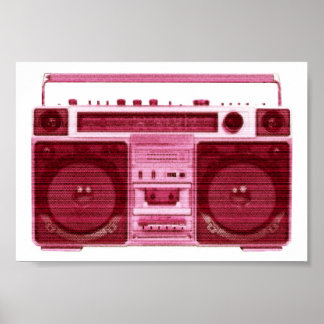 affiche radio rétro