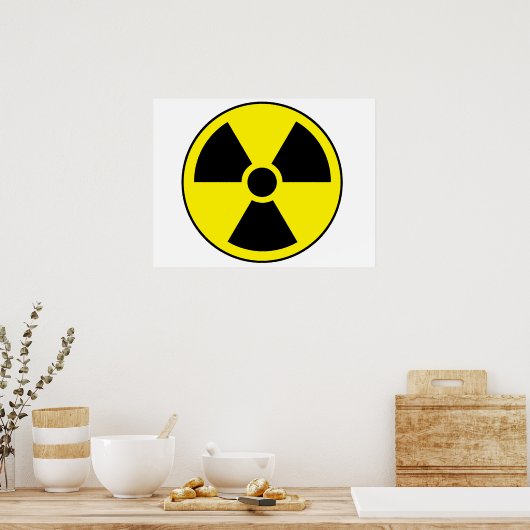 Affiche Radioactive (Cuisine)
