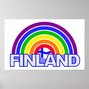 Affiche Rainbow Finland