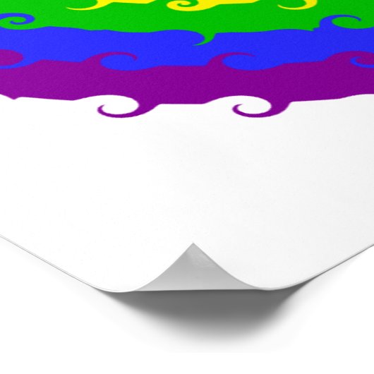 Affiche Rainbow Wheel (Coin)