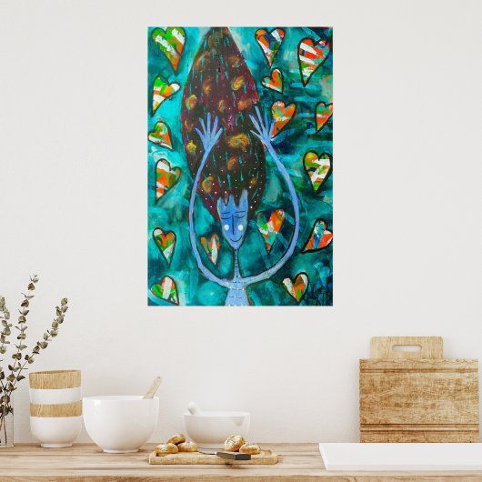 Affiche 'Raining Love' (Cuisine)